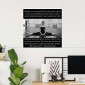 Poster de ballet inspirant Misty Copeland Citation (Bureau à domicile)