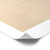 Poster de banane tropicale vintage (Coin)