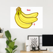 Poster de bananes (Bureau à domicile)