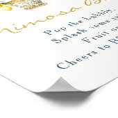 Poster de bar Lemon Mimosa (Coin)