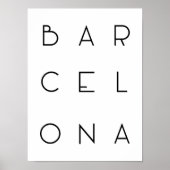 Poster de Barcelone (Devant)