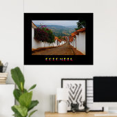 Poster de Barichara Colombia (Bureau à domicile)
