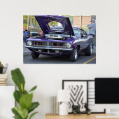 Poster de Barracuda violet 1969 (Bureau à domicile)