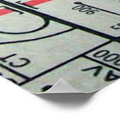 Poster de Barstow, CA Carte Vintage (Coin)