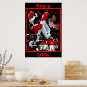 Poster de base-ball Grace Freshman (Cuisine)