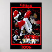 Poster de base-ball Grace Freshman (Devant)