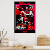 Poster de base-ball McKinnie Freshman (Cuisine)