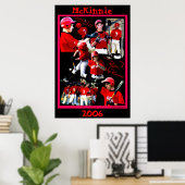 Poster de base-ball McKinnie Freshman (Bureau à domicile)