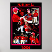 Poster de base-ball McKinnie Freshman (Devant)