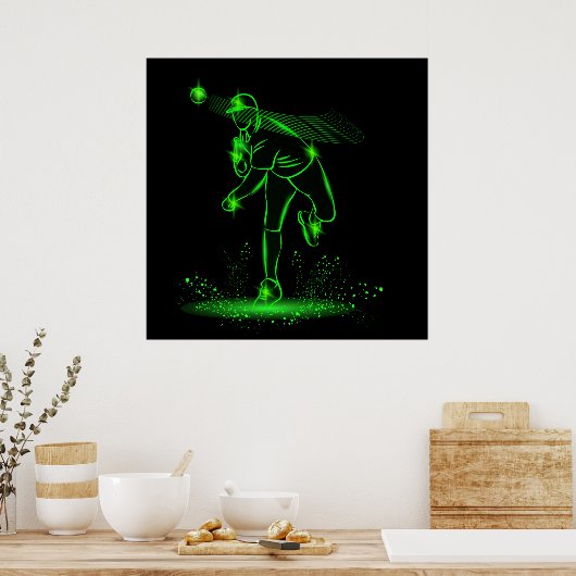 Poster de baseball (Cuisine)