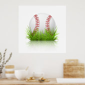 Poster de baseball (Cuisine)