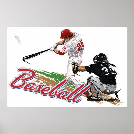 Poster de baseball (Devant)