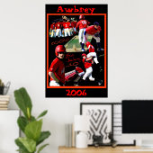 Poster de baseball Awbrey Freshman (Bureau à domicile)