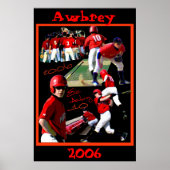 Poster de baseball Awbrey Freshman (Devant)