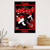Poster de baseball Bush Freshman (Cuisine)