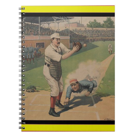 Poster de baseball Carnet (Devant)