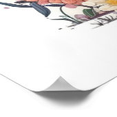 Poster de baseball de mignonne chiot (Coin)