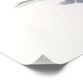 Poster de baseball de mignonne chiot (Coin)