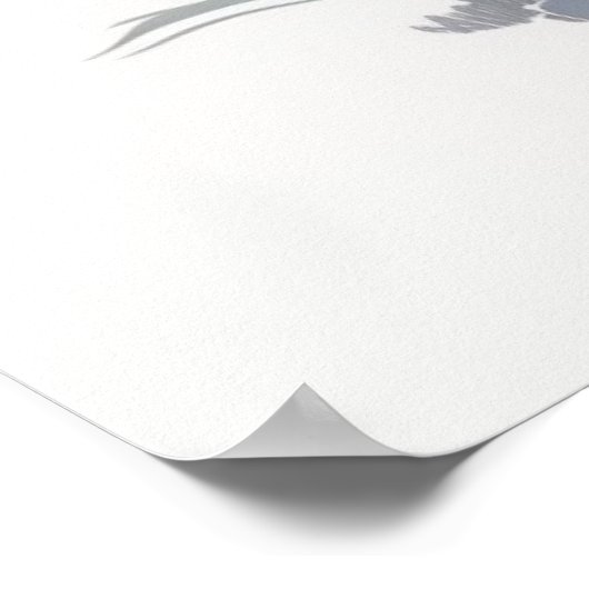 Poster de baseball de mignonne chiot (Coin)