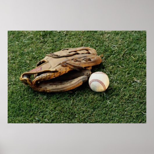 Poster de baseball et de baseball (Devant)