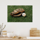 Poster de baseball et de baseball (Cuisine)