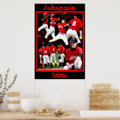 Poster de baseball Johanson Freshman (Cuisine)