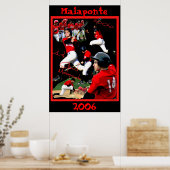 Poster de baseball Malaponte Freshman (Cuisine)