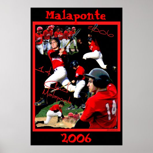 Poster de baseball Malaponte Freshman (Devant)
