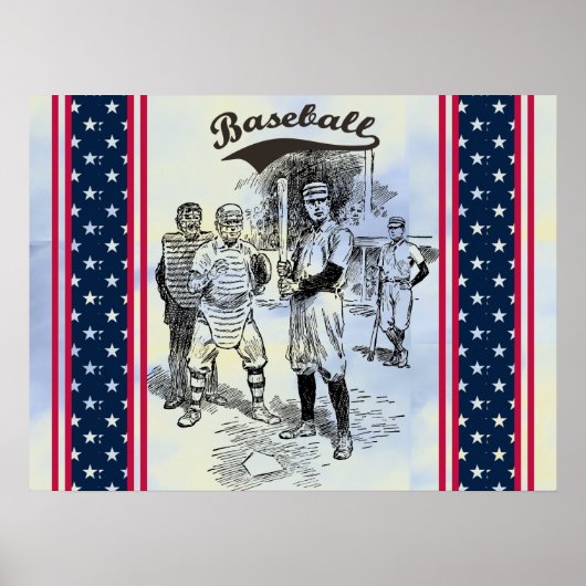 Poster de baseball : Players (Devant)