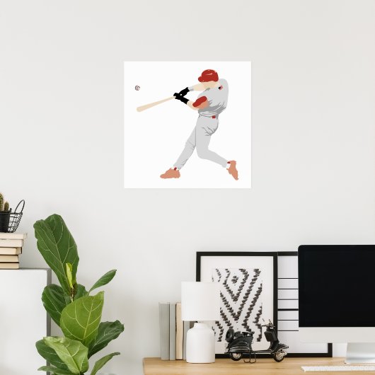 Poster de baseball Slugger (Bureau à domicile)