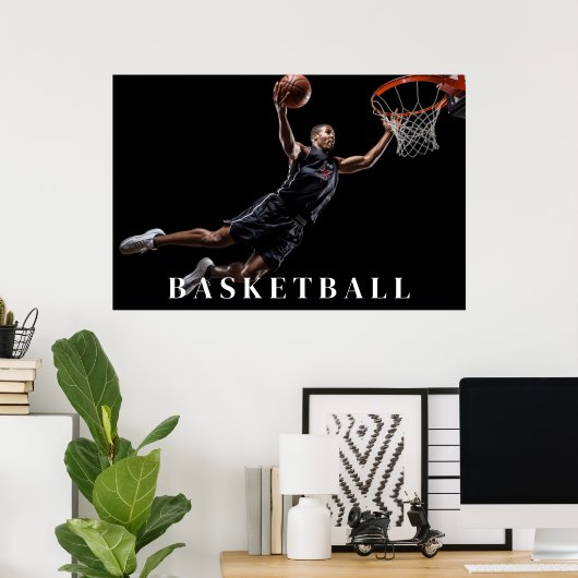 Poster de basket-ball (Bureau à domicile)