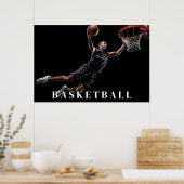 Poster de basket-ball (Cuisine)