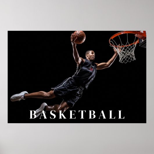 Poster de basket-ball (Devant)