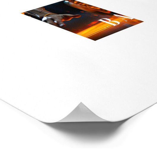 Poster de basket-ball (Coin)