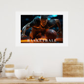 Poster de basket-ball (Cuisine)