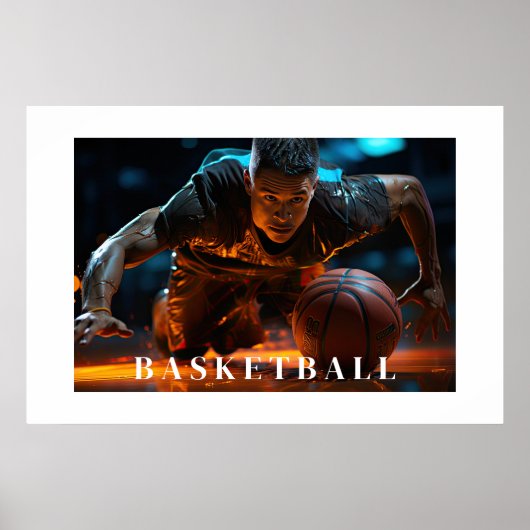 Poster de basket-ball (Devant)