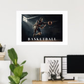 Poster de basket-ball (Bureau à domicile)