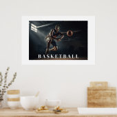 Poster de basket-ball (Cuisine)