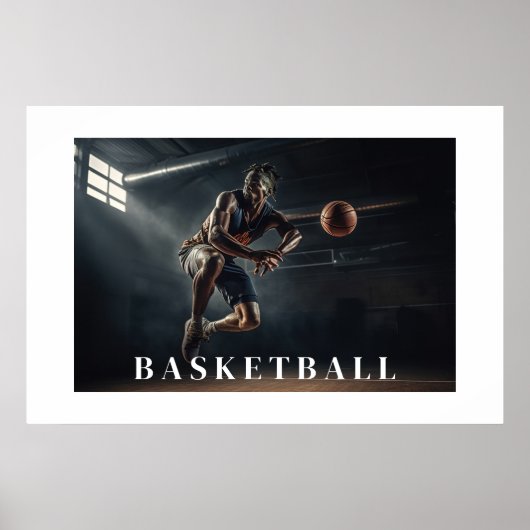 Poster de basket-ball (Devant)