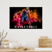 Poster de basket-ball (Cuisine)
