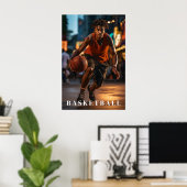 Poster de basket-ball (Bureau à domicile)