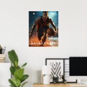 Poster de basket-ball (Bureau à domicile)