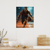 Poster de basket-ball (Cuisine)