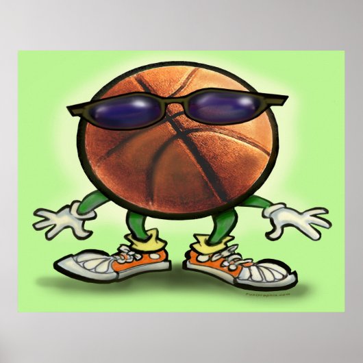 Poster de basket-ball (Devant)