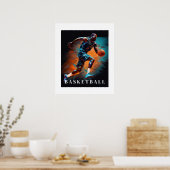 Poster de basket-ball (Cuisine)