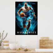 Poster de basket-ball (Cuisine)