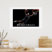 Poster de basket-ball (Cuisine)