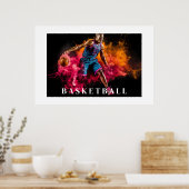 Poster de basket-ball (Cuisine)