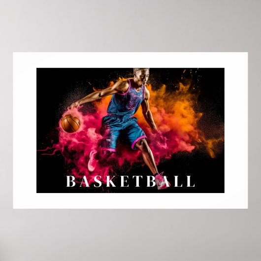 Poster de basket-ball (Devant)