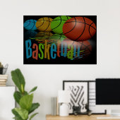 Poster de basket-ball (Bureau à domicile)